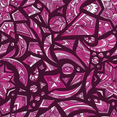 Creative pink tribal pattern