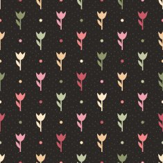 Retro seamless flower pattern