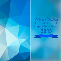 Abstract mosaic blue color behind a glass partition N2