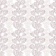 Seamless fall leaves pattern floral wallpaper hand drawn N2