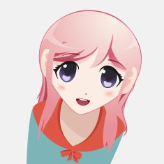 Manga Girl Illustration N13