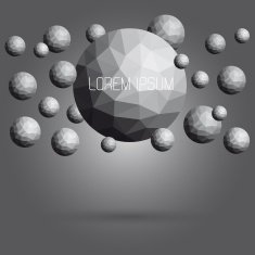 Abstract polygonal background N5