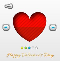 happy valentine's day background cards concepts Vector illustration design N29