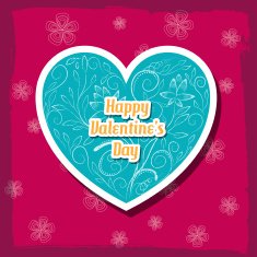 happy valentine's day background cards concepts Vector illustration design N31