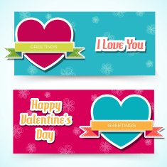 happy valentine's day background cards concepts Vector illustration design N32
