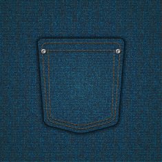 Vector modern denim pocket Jeans background