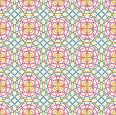 Seamless pattern with color circles