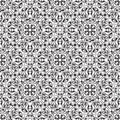 Black seamless pattern N2