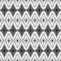 Seamless geometric pattern in ethnic style N7