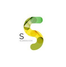 Minimal font or letter icon design N129