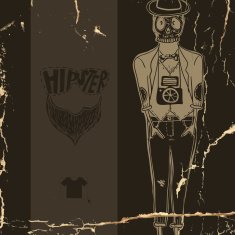 Hipster Background In Retro Style N7