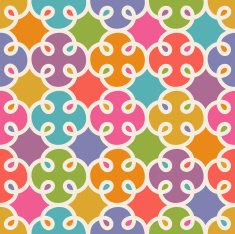 Seamless pattern with geometric ornament N2