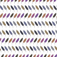 Colored feathers pattern