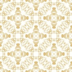 Seamless decorative golden pattern in arabic style