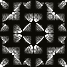 Seamless vintage background monochrome geometric pattern