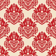 Damask seamless vector pattern florish