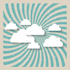 Abstract Cloud Background Vector Illustration N6