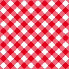 Table diagonal cloth seamless pattern red middle size