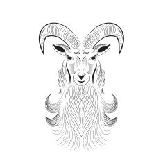 goat tattoo