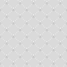 Seamless gray background with royal lilies