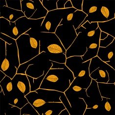 Autumn leaves seamless pattern N18