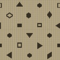 Geometric Knitted Seamless Pattern N3