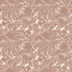 Elegant flower seamless background Bronze set