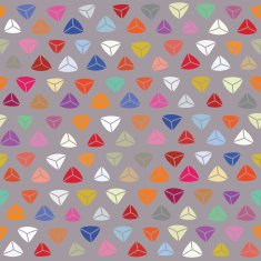 Seamless hand drawn triangles pattern