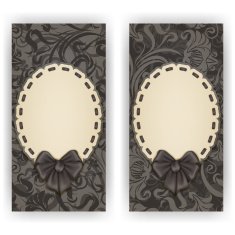 Elegant vector template for invitation card N14