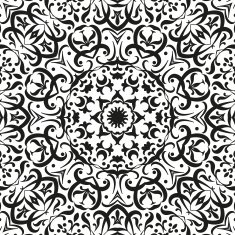 Abstract seamless floral background N17