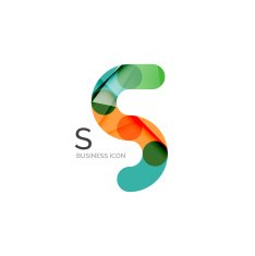 Minimal font or letter icon design N133