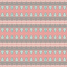 seamless pattern in ethnic style pastel colours N2