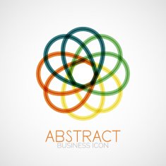 Symmetric abstract geometric shape N316