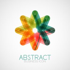 Symmetric abstract geometric shape N330