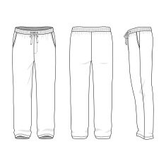 Blank men's sweatpants