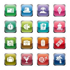 Travel and Vacation Icons N10