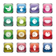 Fruit and Vegetables Icons N3