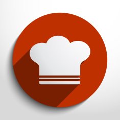 Vector cooking cap web icon N2