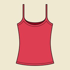 Woman singlet template