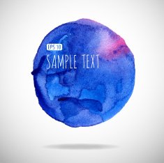 watercolor bubble isolated on white background N60