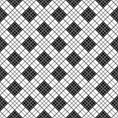 Chinese black and white motif Plaid monochrome fabric background