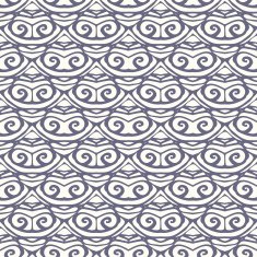Seamless pattern with doodle ornament N31
