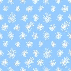 Seamless pattern with abstract doodle ornament N10