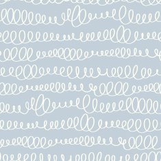 Seamless pattern with abstract doodle ornament N12