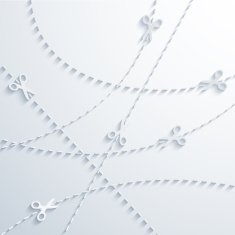 vector modern scissors background