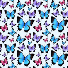 Butterflies Seamless Pattern N8