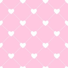 Valentines Day Seamless Hearts Pattern Vector Illustration N9