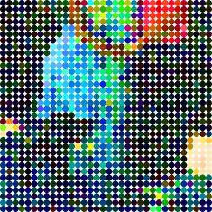 abstract colorful polka dots pattern background N13
