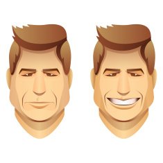 male faces