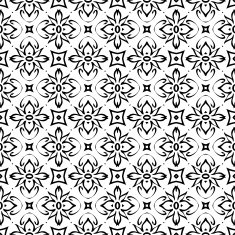 Ornamental wallpaper pattern N52